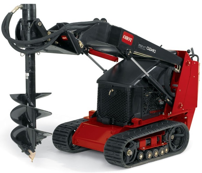 Dingo with post shop hole digger